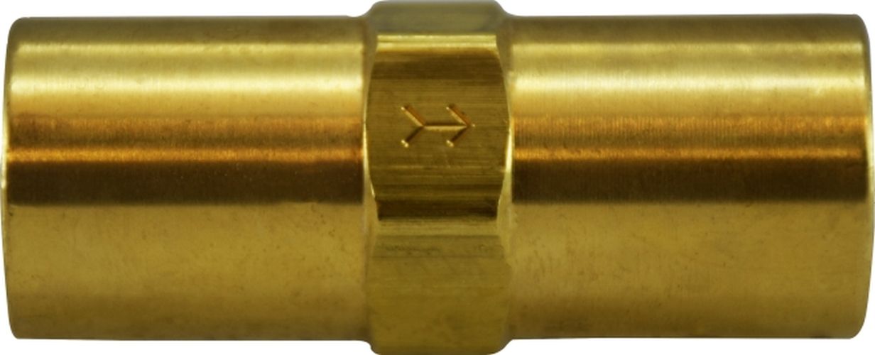 Midland Metal Mfg., 46560    | 1/8 FXF 500 PSI CHECK VALVE, Brass Fittings, Check and Anti-Siphon Valves, 500 PSI Buna N Check Valve-FxF  |   Midland Metal Mfg.