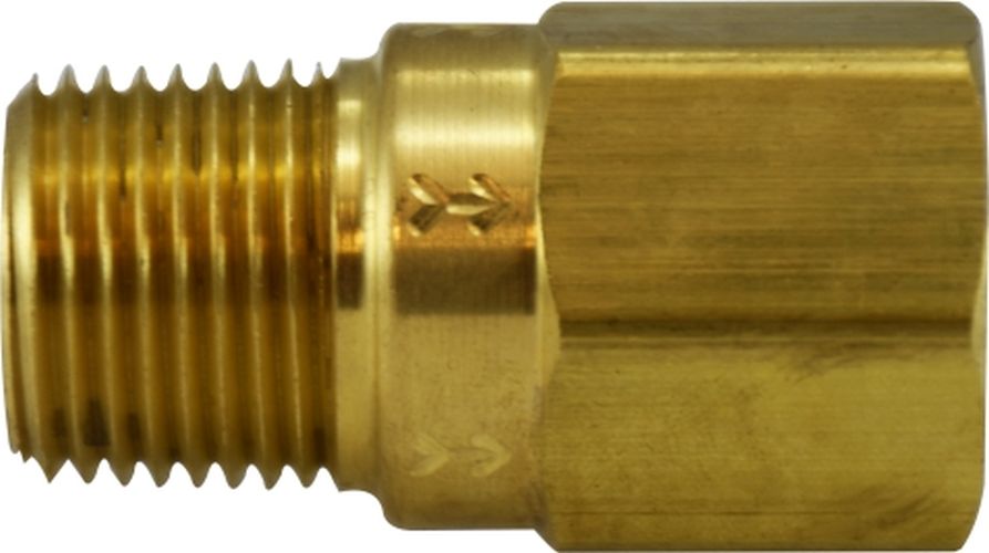 Midland Metal Mfg., 46575    | 1/8 MXF 500 PSI CHECK VALVE, Brass Fittings, Check and Anti-Siphon Valves, 500 PSI Buna N Check Valve-FxF  |   Midland Metal Mfg.