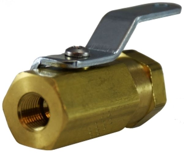 Midland Metal Mfg., 46920    | 1/8 FIP X FIP MINI BALL VALVE, Brass Fittings, Miniature Ball Valves, Female x Female  |   Midland Metal Mfg.