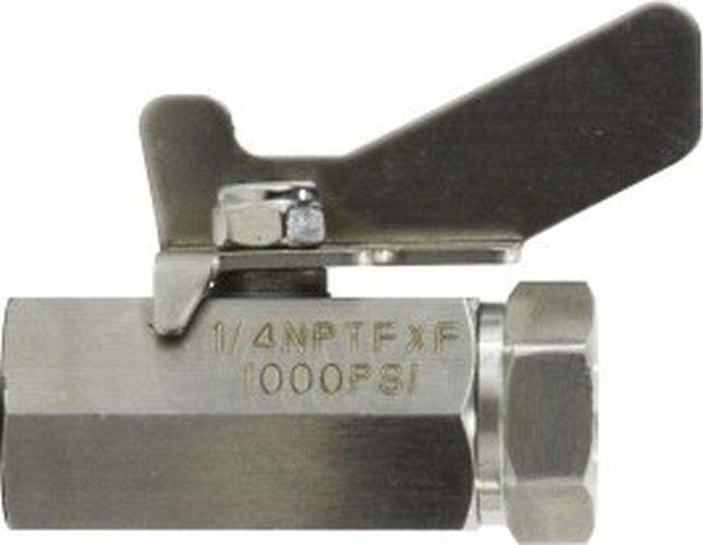 Midland Metal Mfg., 46922SS    | 1/4 FIP SS MINI BALL VALVE, Valves, Stainless Steel Mini Ball valves, F X F SS 1,000# Mini Ball valve  |   Midland Metal Mfg.