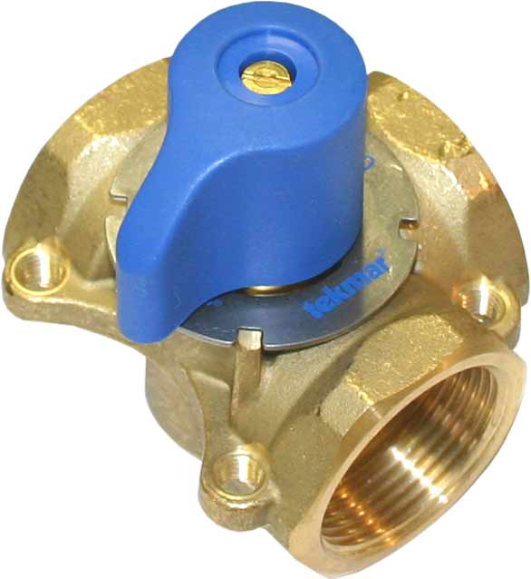 Tekmar, 712    | 3-way Mixing Valve (1-1/4" Brass)  |   Tekmar