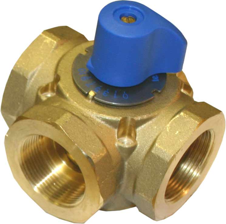 Tekmar, 713    | 3-way Mixing Valve (1-1/2" Brass)  |   Tekmar