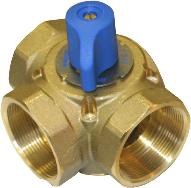 Tekmar, 714    | 3-way Mixing Valve (2" Brass)  |   Tekmar