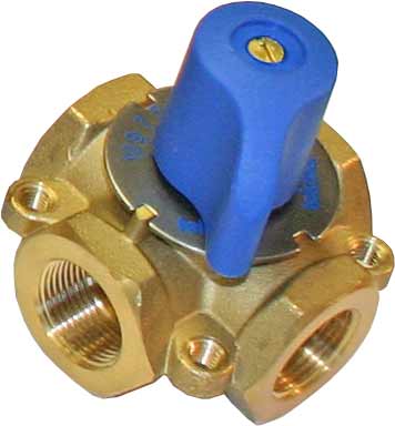 Tekmar, 720    | 4-way Mixing Valve (3/4" Brass)  |   Tekmar