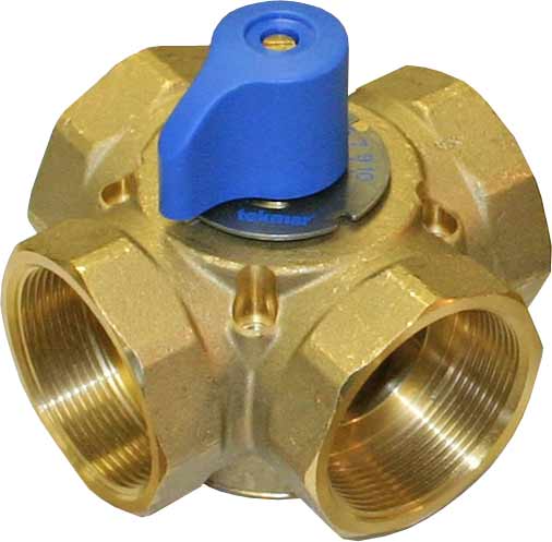 Tekmar, 724    | 4-way Mixing Valve (2" Brass)  |   Tekmar