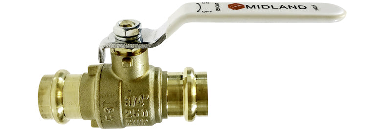 Midland Metal Mfg., 940410LF    | 3 LEAD-FREE PRESS BALL VALVE  |   Midland Metal Mfg.