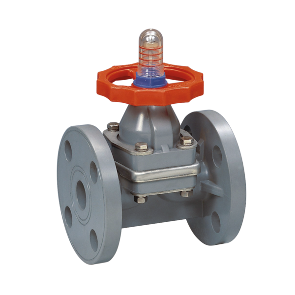 Hayward, DAB1010FFK    | 1" PVC Diaphragm Valve w/FPM Diaphragm; flanged end connections  |   Hayward