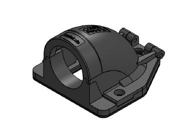 Icotek, Icotek CONFix FWS-B 21 bk: Bulkhead Fitting - 31416