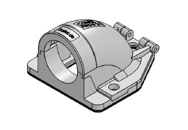 Icotek, Icotek CONFix FWS-B 21 gy: Bulkhead Fitting - 31417