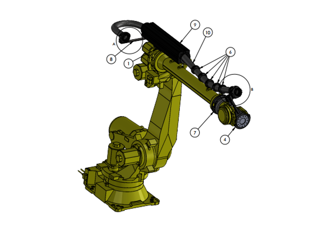 Murrplastik, Murrplastik- Fanuc R2000iC/125L Dress Kit - 22.70.321.01